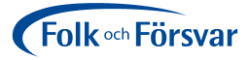Folk och Försvar Logo