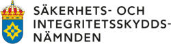 Säkerhets- och integritetsskyddsnämnden Logo